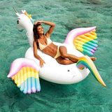 Seaside Life Rainbow 94" Pegasus Float  Veebee Voyage