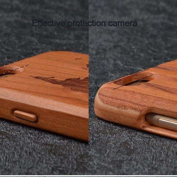 Solid Wood American Flag! phone case Veebee Voyage