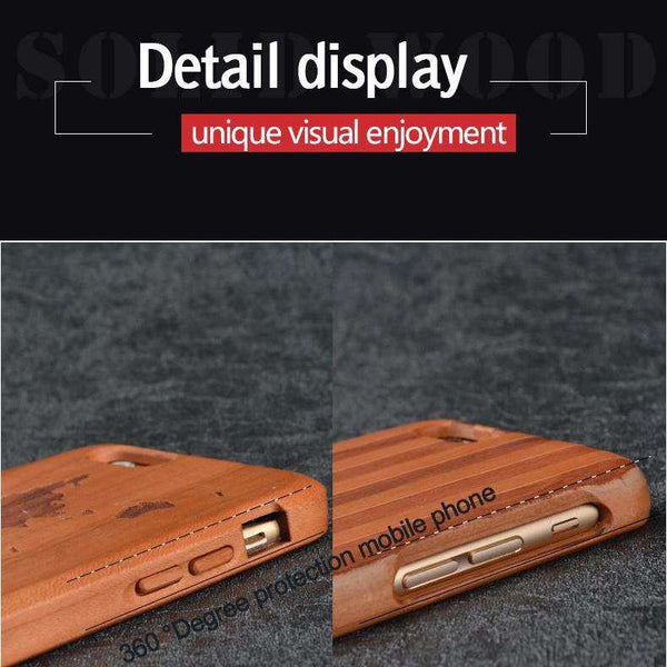 Solid Wood American Flag! phone case Veebee Voyage