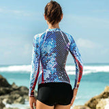 Sunny Ways Long Sleeve UV Pro Surfing Top  Veebee Voyage