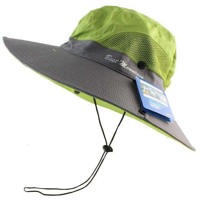 Best Mountain Waterproof UPF 50+ Bucket Hat with Ponytail Slot