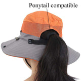 Best Mountain Waterproof UPF 50+  Bucket Hat with Ponytail Slot upf hats Veebee Voyage