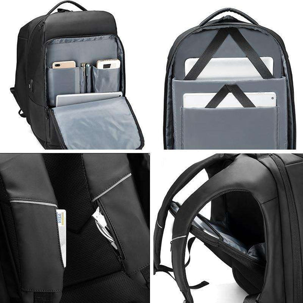 The Apollo USB Travel Backpack travel backpack usb Veebee Voyage