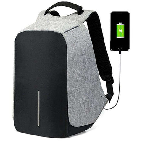 The Cambridge USB Anti-Theft Backpack travel backpack usb Veebee Voyage