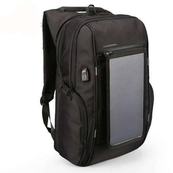 Kingsons Solar Panel USB Backpack