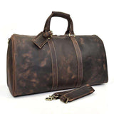 The Norseman 100% Leather Duffel  Veebee Voyage