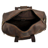 The Norseman 100% Leather Side Duffel  Veebee Voyage