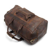 The Norseman 100% Leather Side Duffel  Veebee Voyage