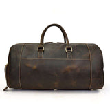 The Norseman 100% Leather Weekender with shoe pocket  Veebee Voyage