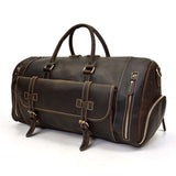 The Norseman 100% Leather Weekender with shoe pocket  Veebee Voyage