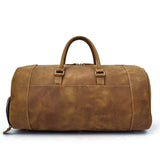 The Norseman 100% Leather Weekender with shoe pocket  Veebee Voyage