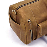 The Norseman 100% Leather Weekender with shoe pocket  Veebee Voyage