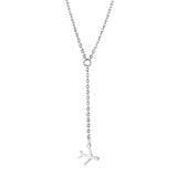 The Saba Airplane Pendant Necklace  Veebee Voyage