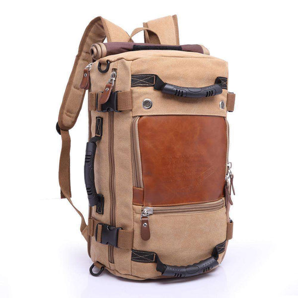 The Valdez Canvas Rucksack Travel Rucksack Veebee Voyage