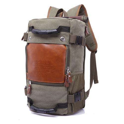 The Valdez Canvas Rucksack Travel Rucksack Veebee Voyage