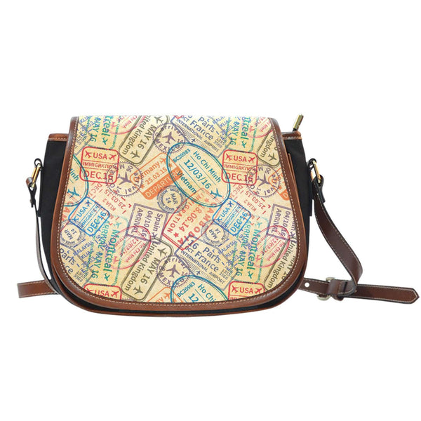 New 2020! Travel Stamp Saddle Bag  Veebee Voyage