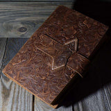 Trunk Bay Leather Travel Journal  Veebee Voyage