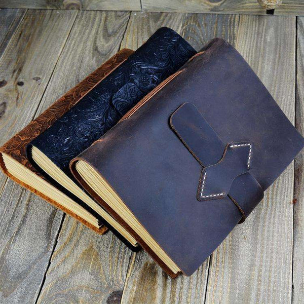 Trunk Bay Leather Travel Journal  Veebee Voyage