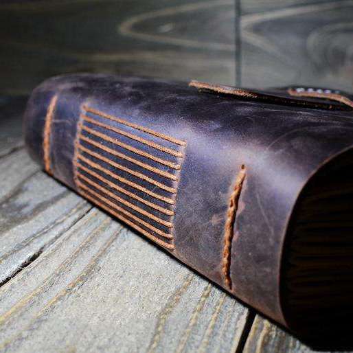 Trunk Bay Leather Travel Journal  Veebee Voyage