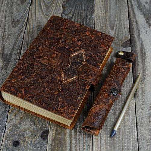 Trunk Bay Leather Travel Journal  Veebee Voyage