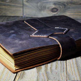 Trunk Bay Leather Travel Journal  Veebee Voyage