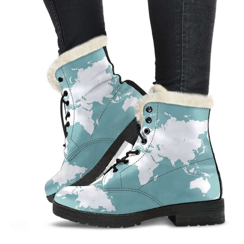 Verden Fur Lined Boots Ankle Boots Veebee Voyage