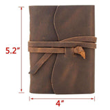 Viceroy Leather Bound Travel Journal  Veebee Voyage